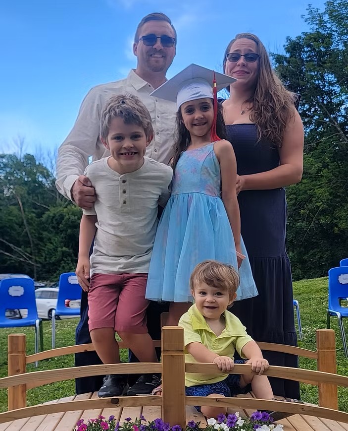 Victor Orlando with his family